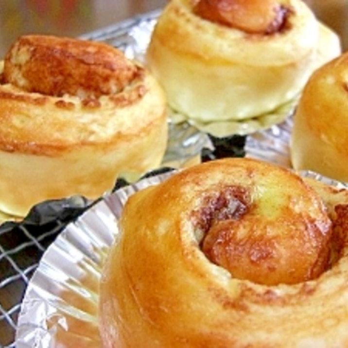 カスタードシナモンロール レシピ 作り方 By Tukuyo93 楽天レシピ